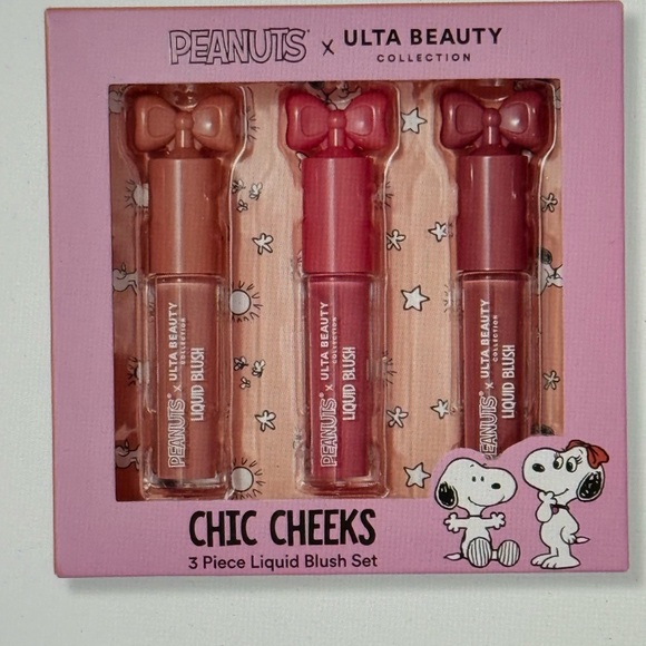 Ulta Beauty Other - Ulta Beauty Peanuts Chic Cheeks Liquid Blush Set